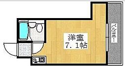 ホワイト・イン ワンルームの間取図画像