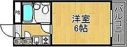 パルミエールおりおの公園 1Kの間取図画像