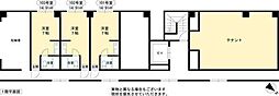 ラパンジール京町堀 ワンルームの間取図画像