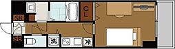 エスリード難波レジデンス 1Kの間取図画像