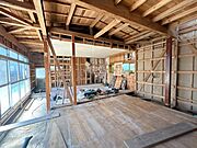 【リフォーム中】1階リビングへリフォームを行います。