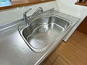 【現況】キッチンのシンクです。クリーニングを行いました。