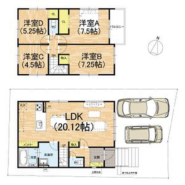 間取りを拡大表示