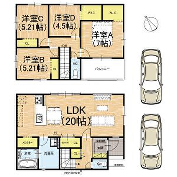 間取りを拡大表示