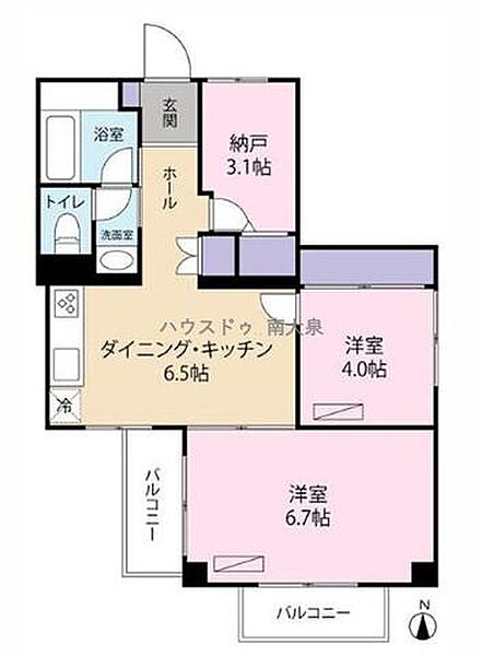 間取りを拡大表示