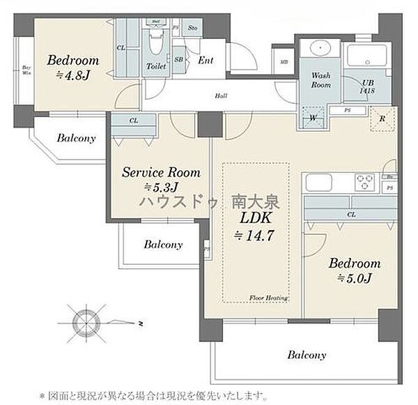 間取りを拡大表示