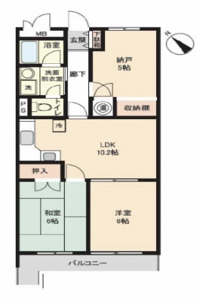 間取りを拡大表示