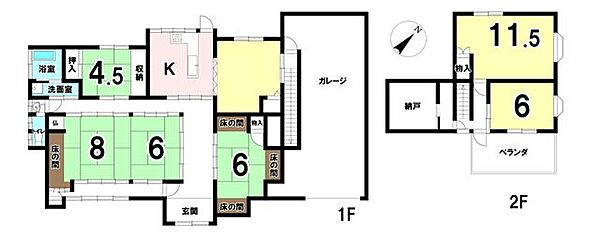 間取りを拡大表示