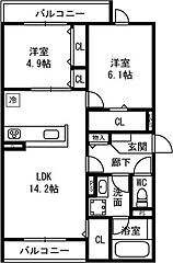 物件の間取り