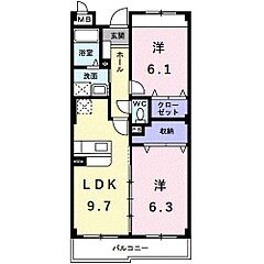 物件の間取り