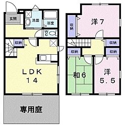 オリエンスA 3LDKの間取図画像