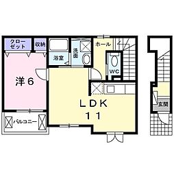 間取図画像 1LDK