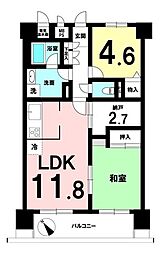 グランドメゾン川口 2SLDKの間取図画像
