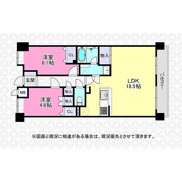 間取りを拡大表示