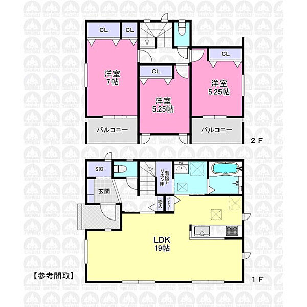 間取りを拡大表示