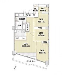 間取図画像 3LDK