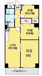 間取図画像 3LDK