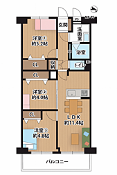 間取図画像 3LDK
