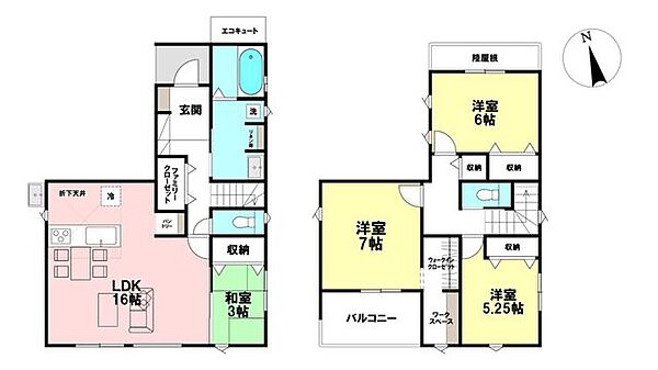 間取りを拡大表示