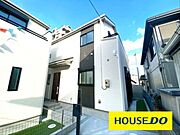 【B号棟】ワイドバルコニー×駐車2台が可能です◎白をベースにした外観は、幅広い層に人気です♪