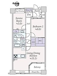 間取図画像 1SLDK