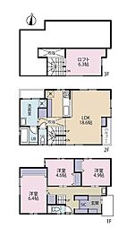 小金井東町1丁目 全6棟/B号棟 新築分譲戸建て ー長期優良