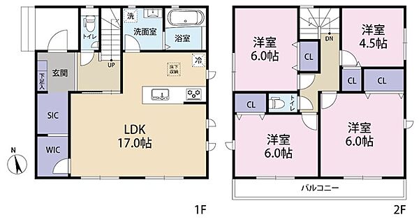 間取りを拡大表示