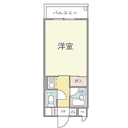 メゾン・ド・カー・ベー・セ 1Kの間取図画像