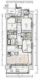 エスリード箕面船場阪大前 2LDKの間取図画像