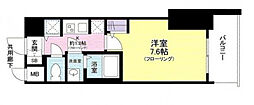 Sレジデンス野江 1Kの間取図画像