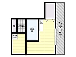 ライオンズマンション都島第2 1DKの間取図画像