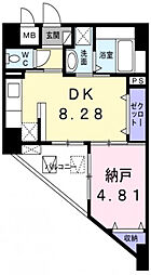 プリムローズアヴェニュー 1LDKの間取図画像