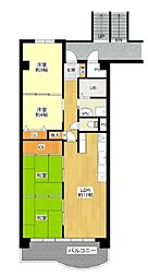 淀川パークハウス3号シダー棟 4LDKの間取図画像