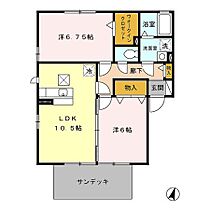コンフォート　壱番館・弐番館　I 101 ｜ 神奈川県伊勢原市神戸535-1（賃貸アパート2LDK・1階・55.44㎡） その2