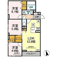 物件の間取り