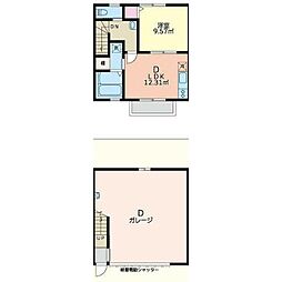 表丹沢SakuraBase 1LDKの間取図画像