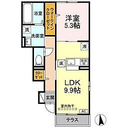 間取図画像 1LDK