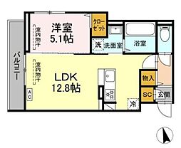 間取図画像 1LDK