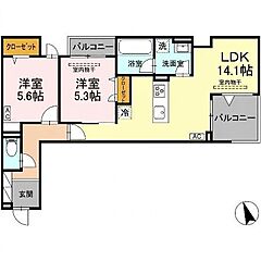 物件の間取り