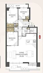 間取図画像 3LDK
