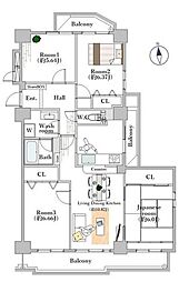 間取図画像 4LDK