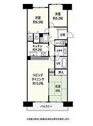 ネオシティ岡崎南 3LDKの間取図画像