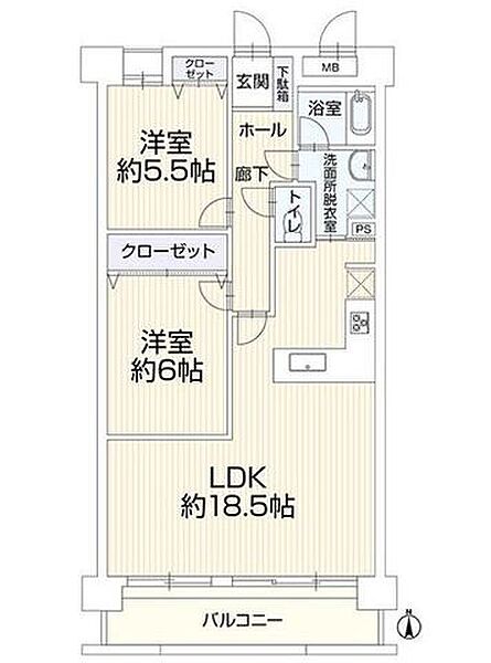 間取りを拡大表示