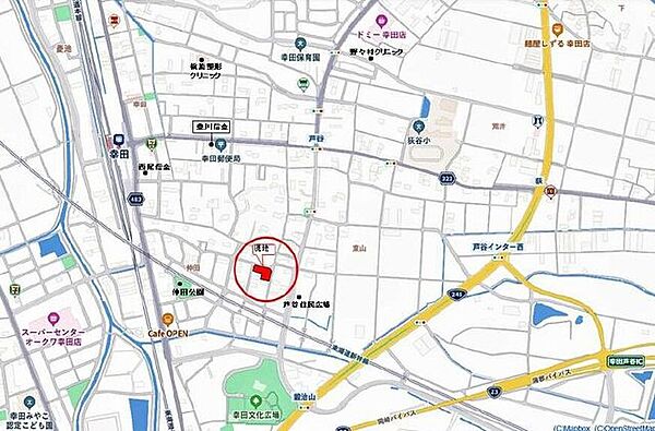 地図を拡大表示