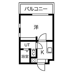間取図画像 1K