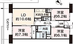 間取図画像 3LDK