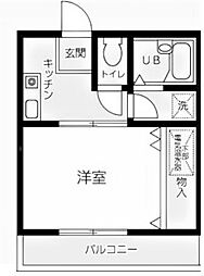 間取図画像 1K