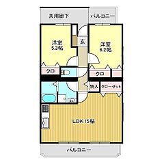 物件の間取り