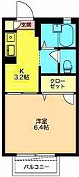 ソレイユ江原 1階