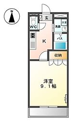パレス ローリエ 2階/-
